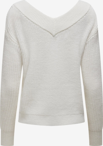 ONLY Sweter 'Melton' w kolorze biały
