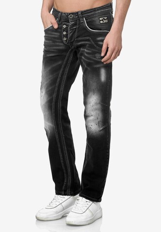 Rusty Neal Regular Jeans in Zwart: voorkant