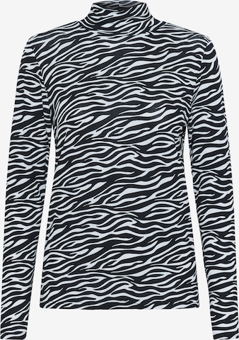 T-shirt 'Hanadi' SOAKED IN LUXURY en noir : devant