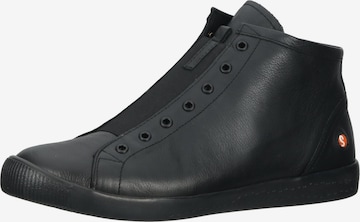 Softinos High-Top Sneakers in Black: front