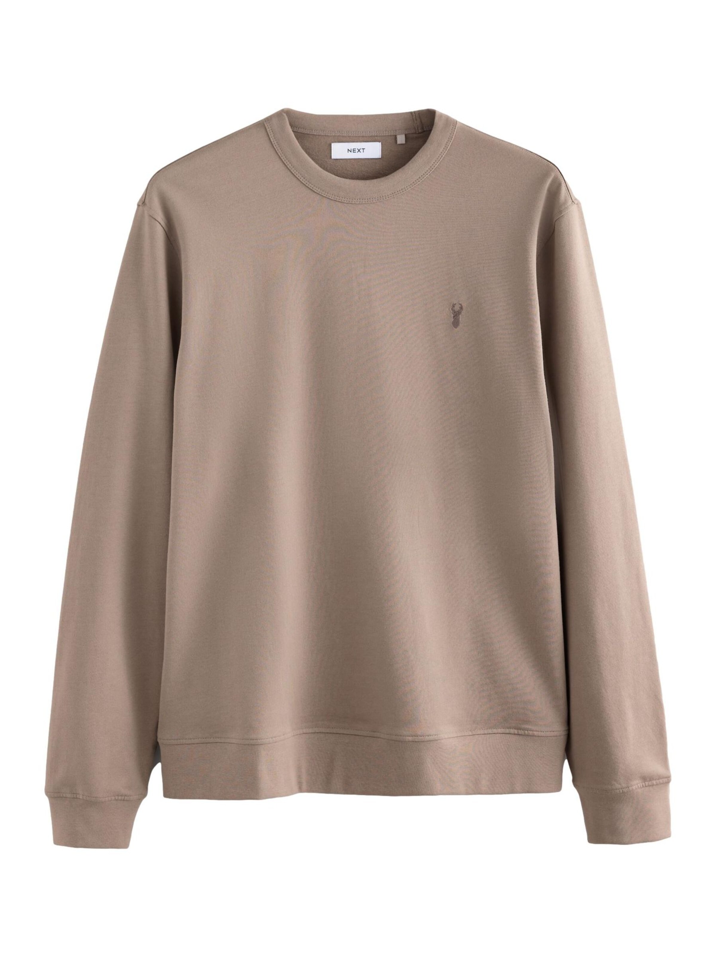 Next Sweatshirt in Beige: front