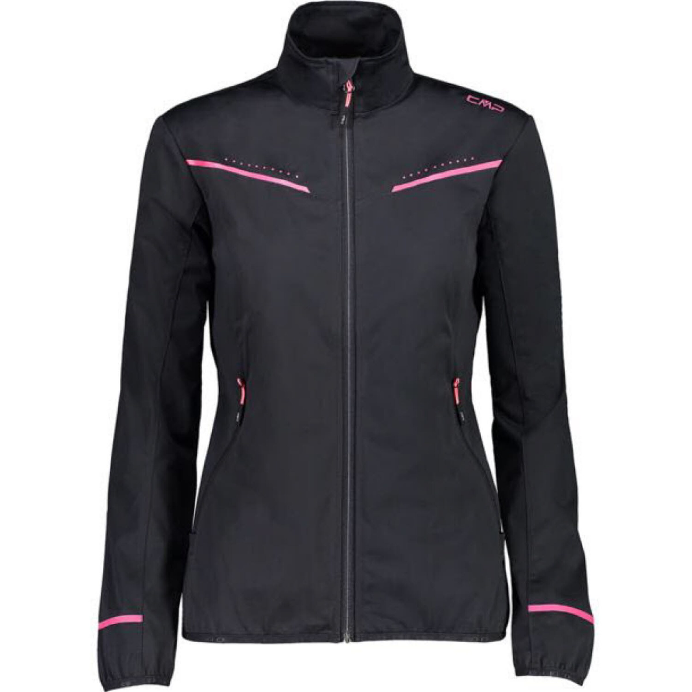 CMP Outdoor Jacket 'Extra Light Softshell' in Black: front