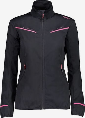 CMP Outdoor Jacket 'Extra Light Softshell' in Black: front