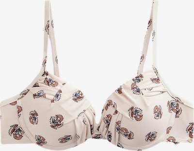 Bikinio viršutinė dalis iš Next, spalva – kupranugario / nebalintos drobės spalva / tamsiai mėlyna jūros spalva / juoda, Prekių apžvalga