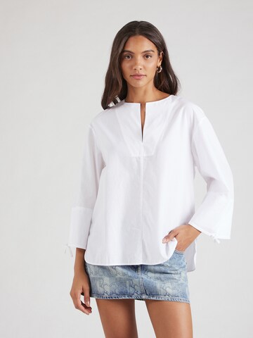 Chemisier 'JENAALF' ECOALF en blanc : devant