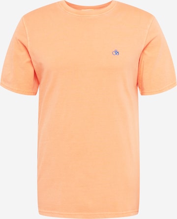 T-Shirt SCOTCH & SODA en orange : devant