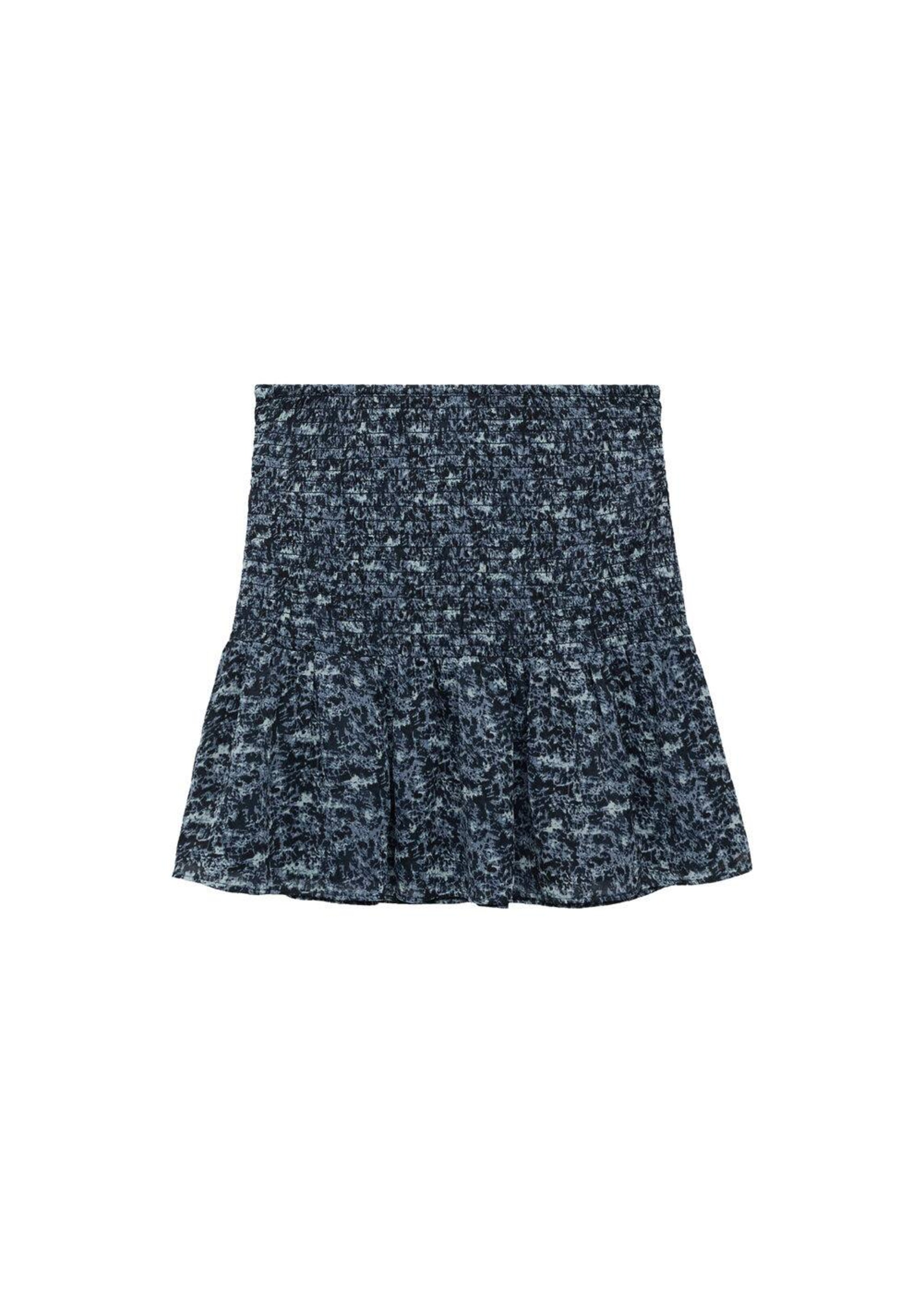MANGO TEEN Skirt 'Shadowf' in Blue: front