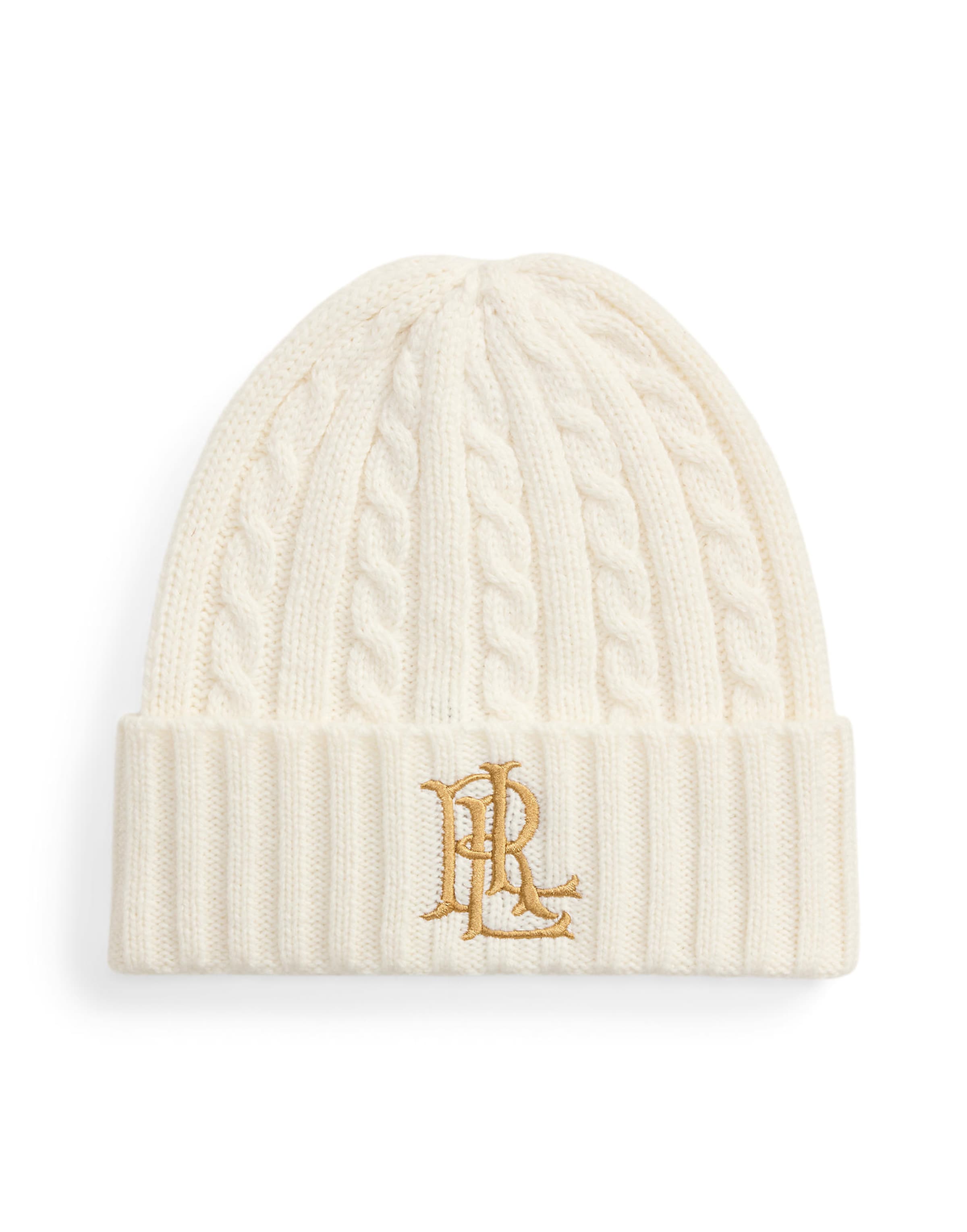 Berretto di Lauren Ralph Lauren in beige: frontale