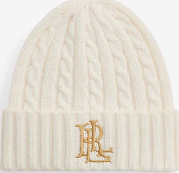 Berretto di Lauren Ralph Lauren in beige: frontale