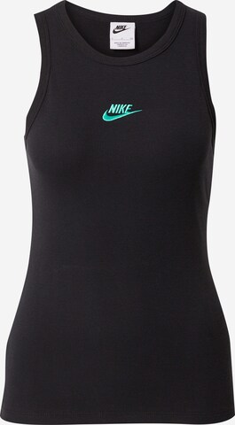 Top di Nike Sportswear in nero: frontale