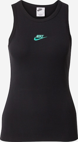 Nike Sportswear Top w kolorze czarny: przód