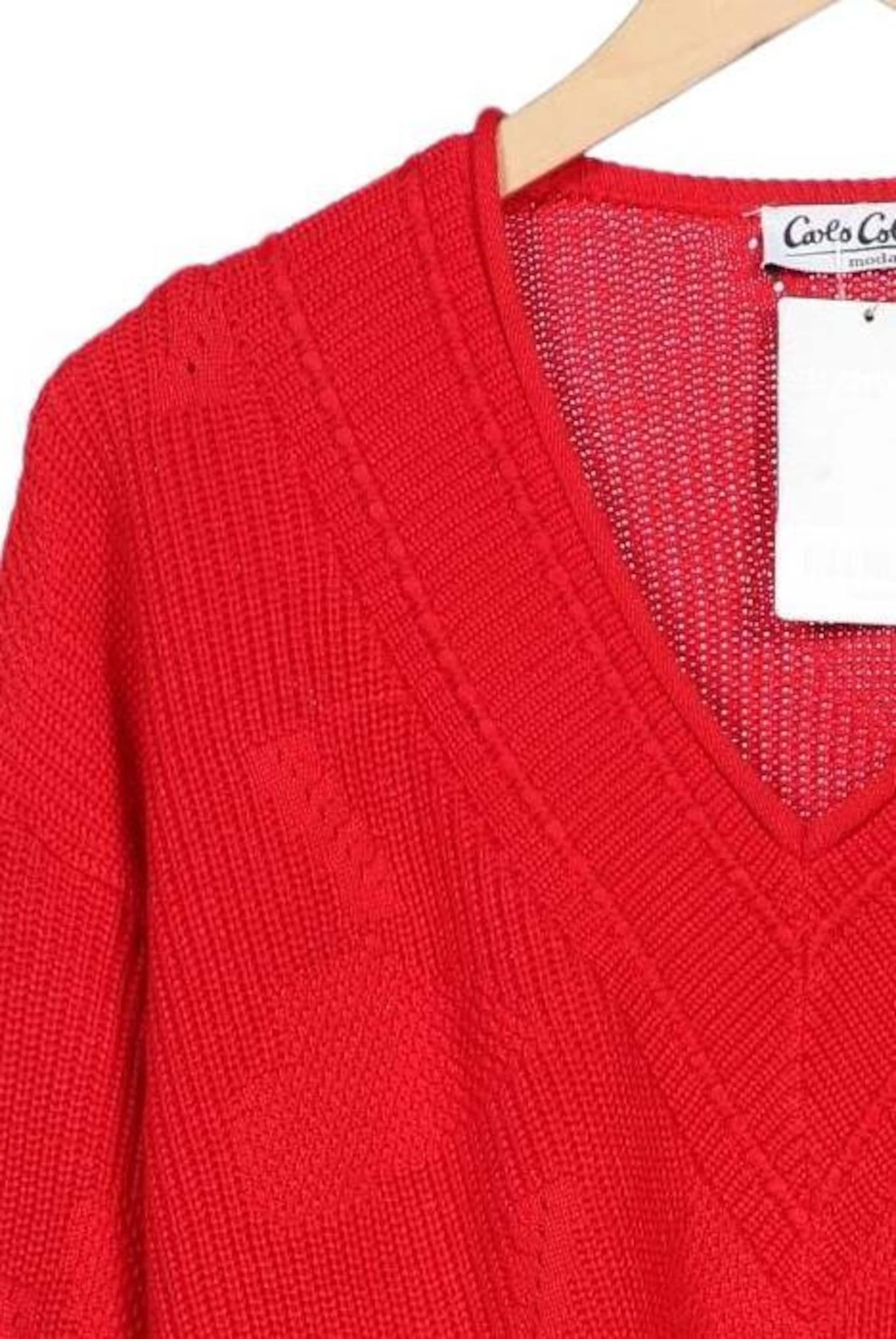 Carlo Colucci Pullover M in Rot