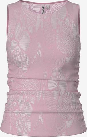 PIECES Top in Pink: Vorderseite
