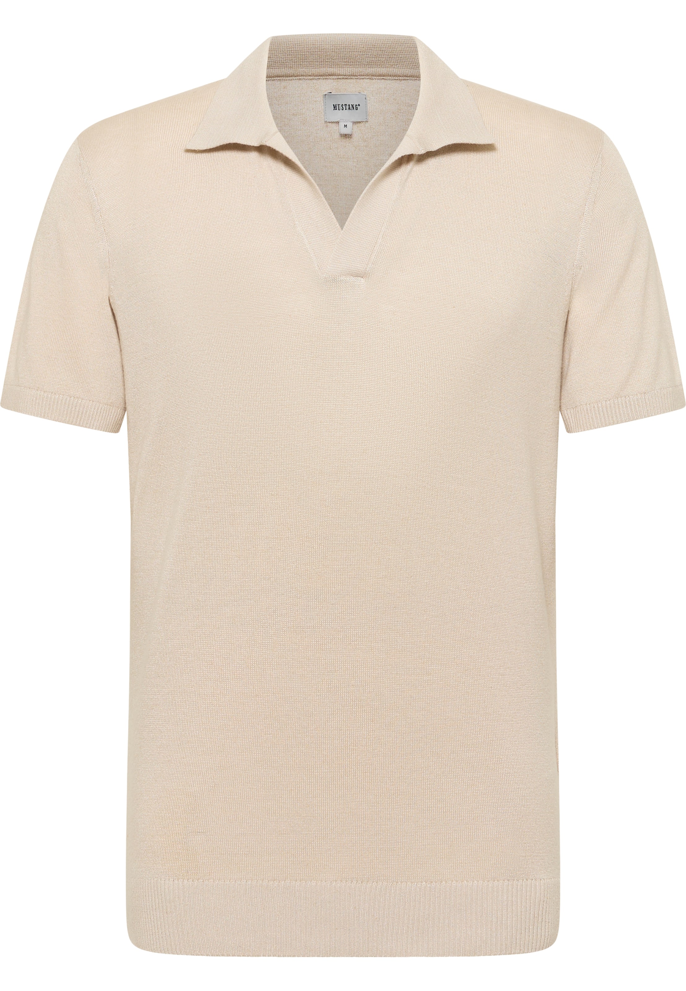 MUSTANG Shirt 'Ennis' in Beige: Vorderseite