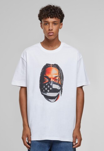 MT Upscale Shirt 'Psycho' in Weiß: Vorderseite