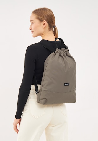 LARKSON Gym bag 'No 7' in Grey: back