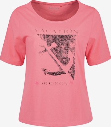 T-shirt BLUE SEVEN en rose : devant