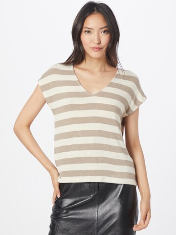 ONLY T-Shirt 'LIRA' in Beige: predná strana