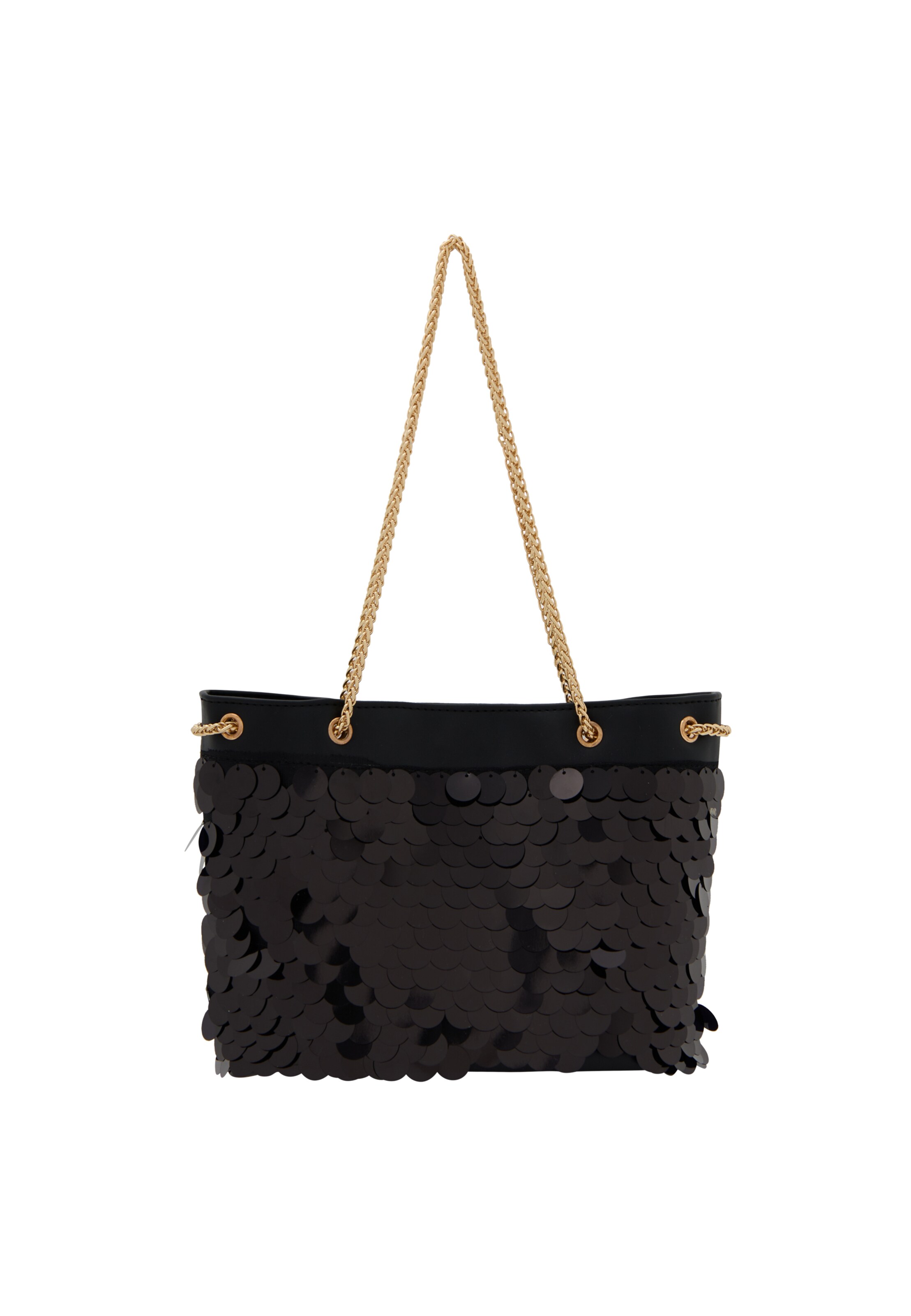 myMo at night - Mala de ombro em preto: frente