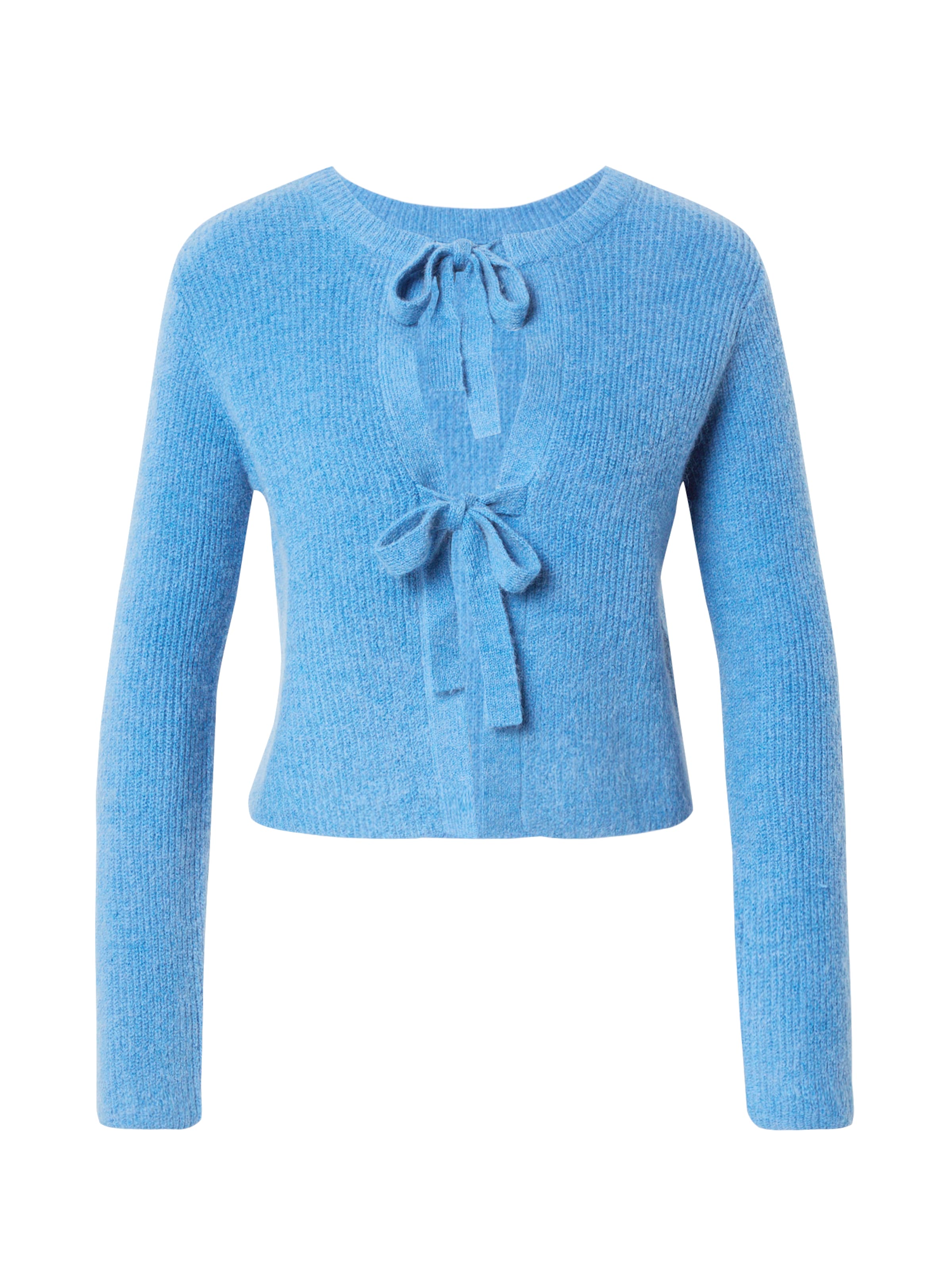 OBJECT Вязаная кофта 'OBJPARVI' в Синий: спереди