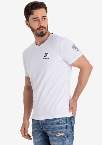 CIPO & BAXX T-Shirt in Weiß: predná strana