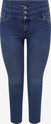 ONLY Carmakoma Skinny Jeans 'CARAUGUSTA' in Blauw: voorkant
