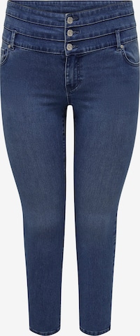 ONLY Carmakoma Skinny Jeans 'CARAUGUSTA' i blå: forside