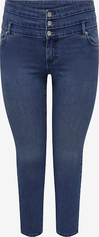 ONLY Carmakoma Jeans 'CARAUGUSTA' in Blauw: voorkant