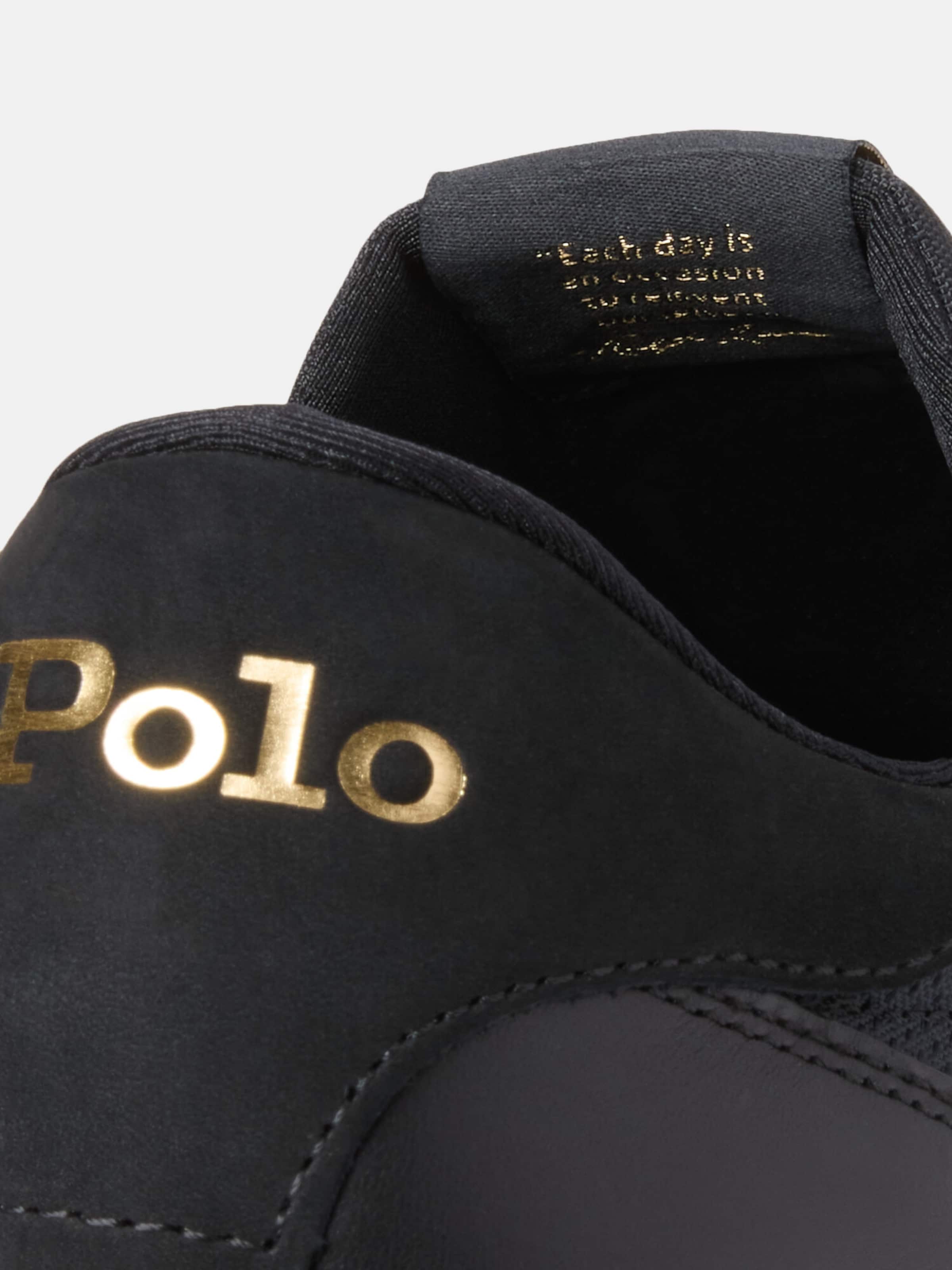 Polo Ralph Lauren Sneaker low 'TRAIN 89' pe Negru | ABOUT YOU