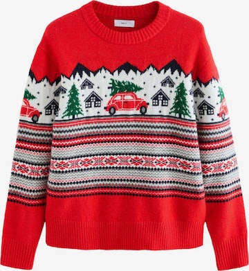 raudona Next Megztinis: priekis