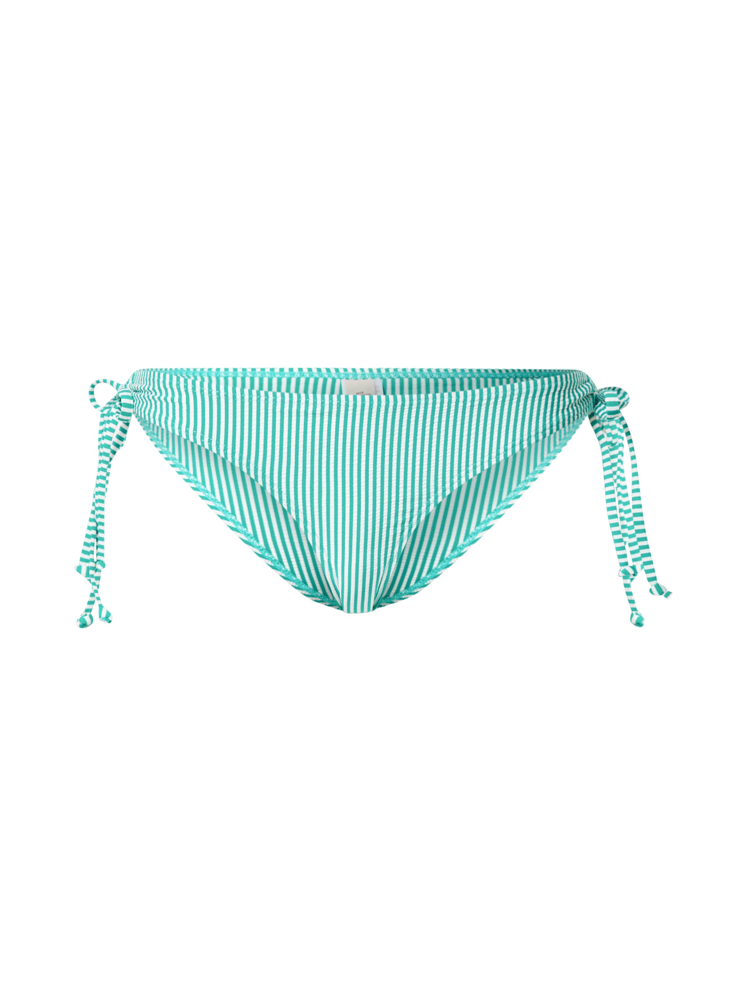 BeckSöndergaard Bikinové nohavičky 'Striba Bibi' - Zelená: predná strana