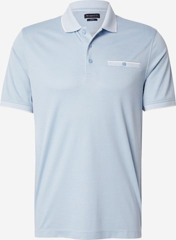 T-Shirt bugatti en bleu : devant