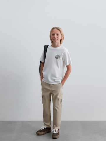 Scalpers Performance Shirt ' ' in White: front