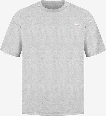 Smilodox T-Shirt Oversize Cedrik in Grau: Vorderseite