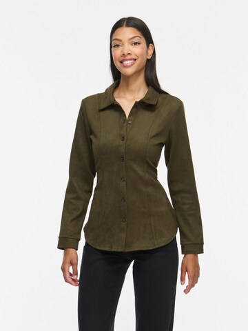 VILA Blouse in Groen: voorkant