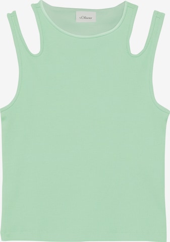 T-Shirt s.Oliver en vert : devant