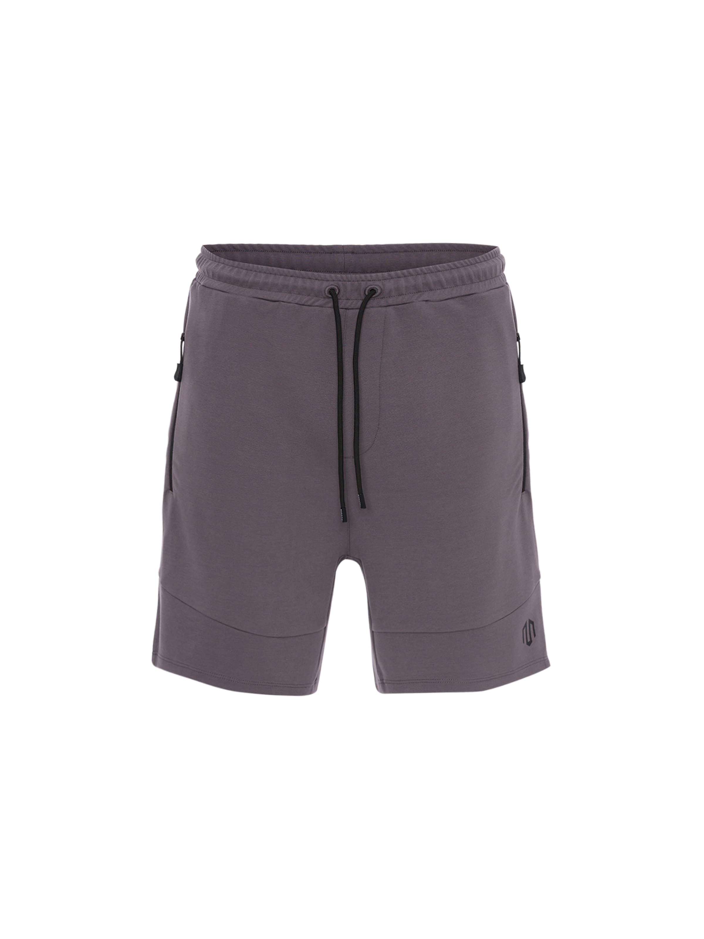 MOROTAI Regular Urheiluhousut 'INTERLOCK' värissä musta: etupuoli