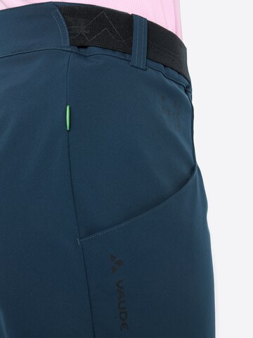 VAUDE Regular Outdoor Pants 'Loamer' in Blue