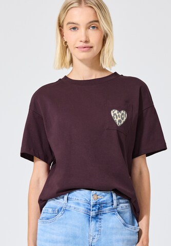 Street One Studio Shirt in Purple: front