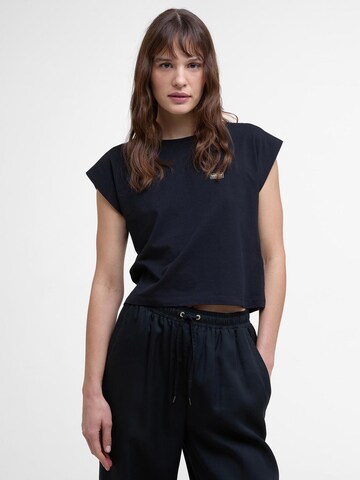 Barbour International Shirt 'Natalia' in Black: front