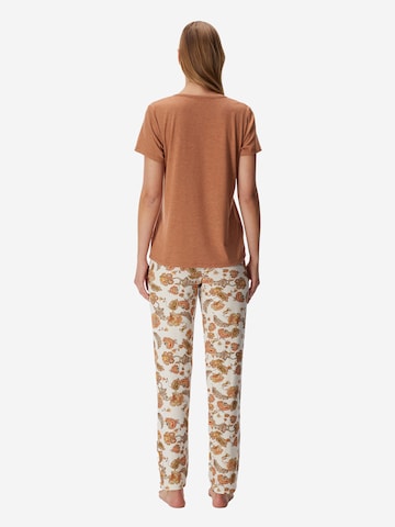 Pyjama 'Irises' Goldenbay en marron