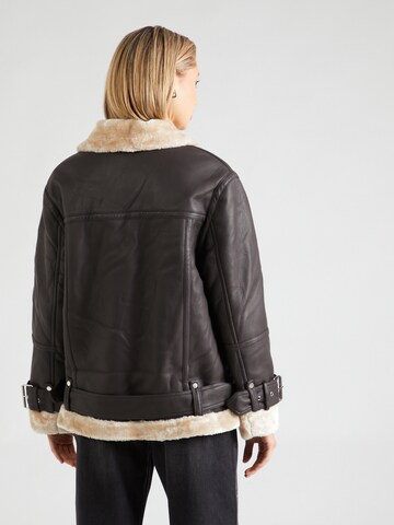 TOPSHOP Winter jacket in Brown