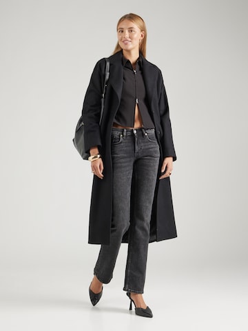 WEEKDAY Bootcut Jeans 'Tension' in Zwart