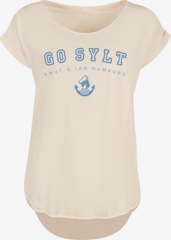 F4NT4STIC Shirt 'Go Sylt' in Beige: predná strana