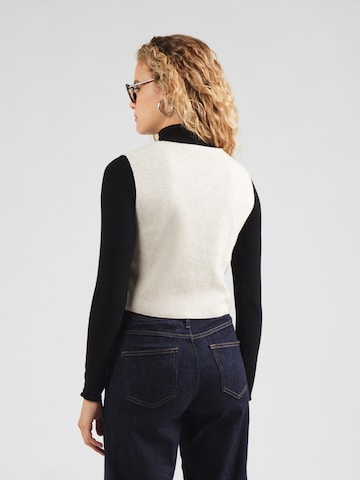 OUI Knitted Vest in Beige