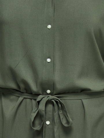 ONLY Carmakoma Shirt Dress 'CARYasmin' in Green