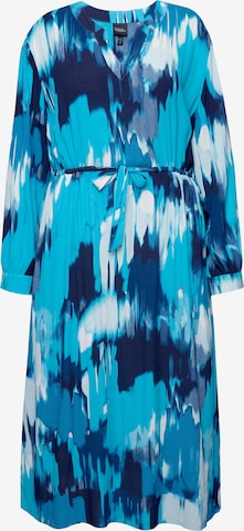 mėlyna Ulla Popken Suknelė: priekis
