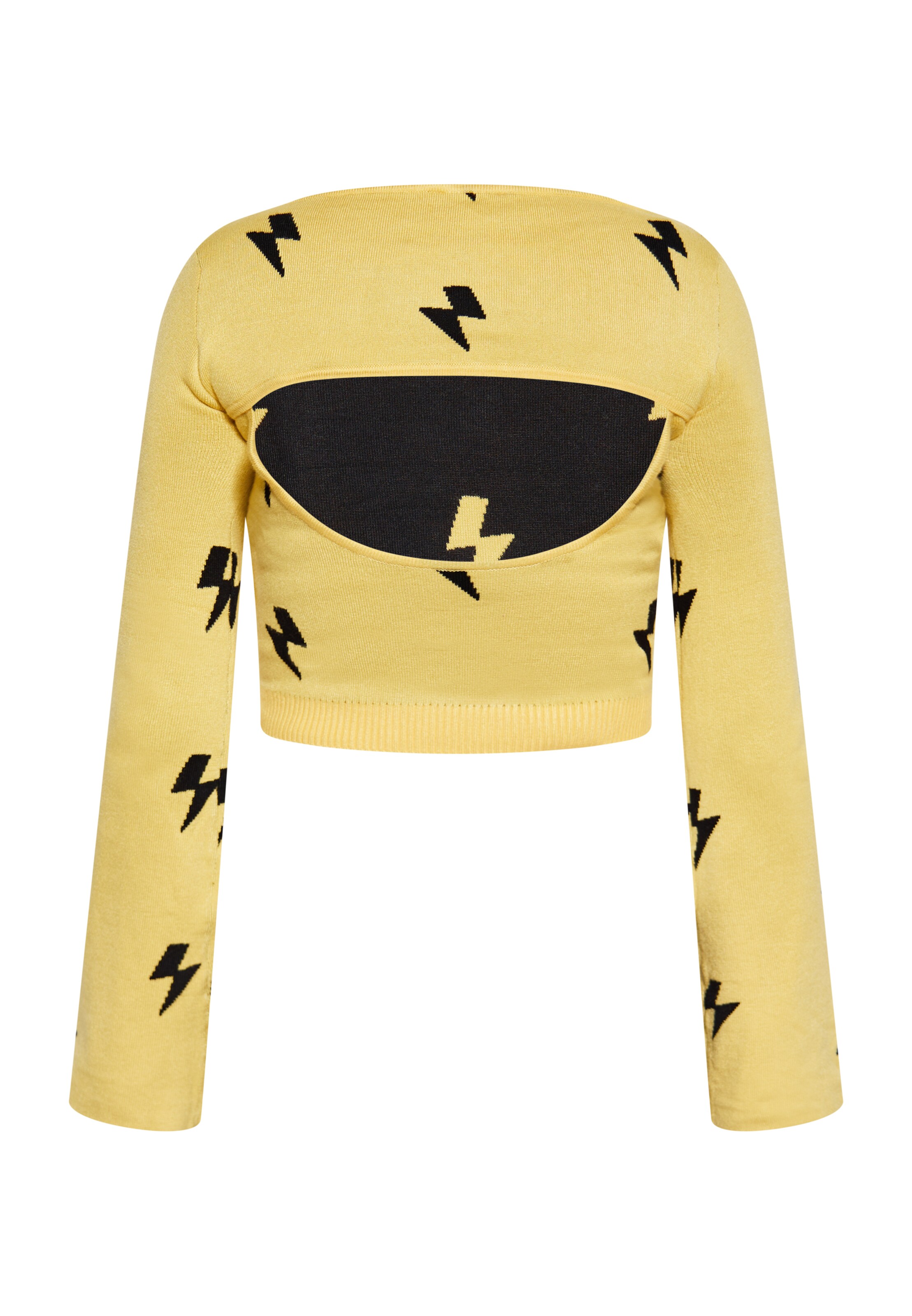 ROCKEASY Pulóver - sárga