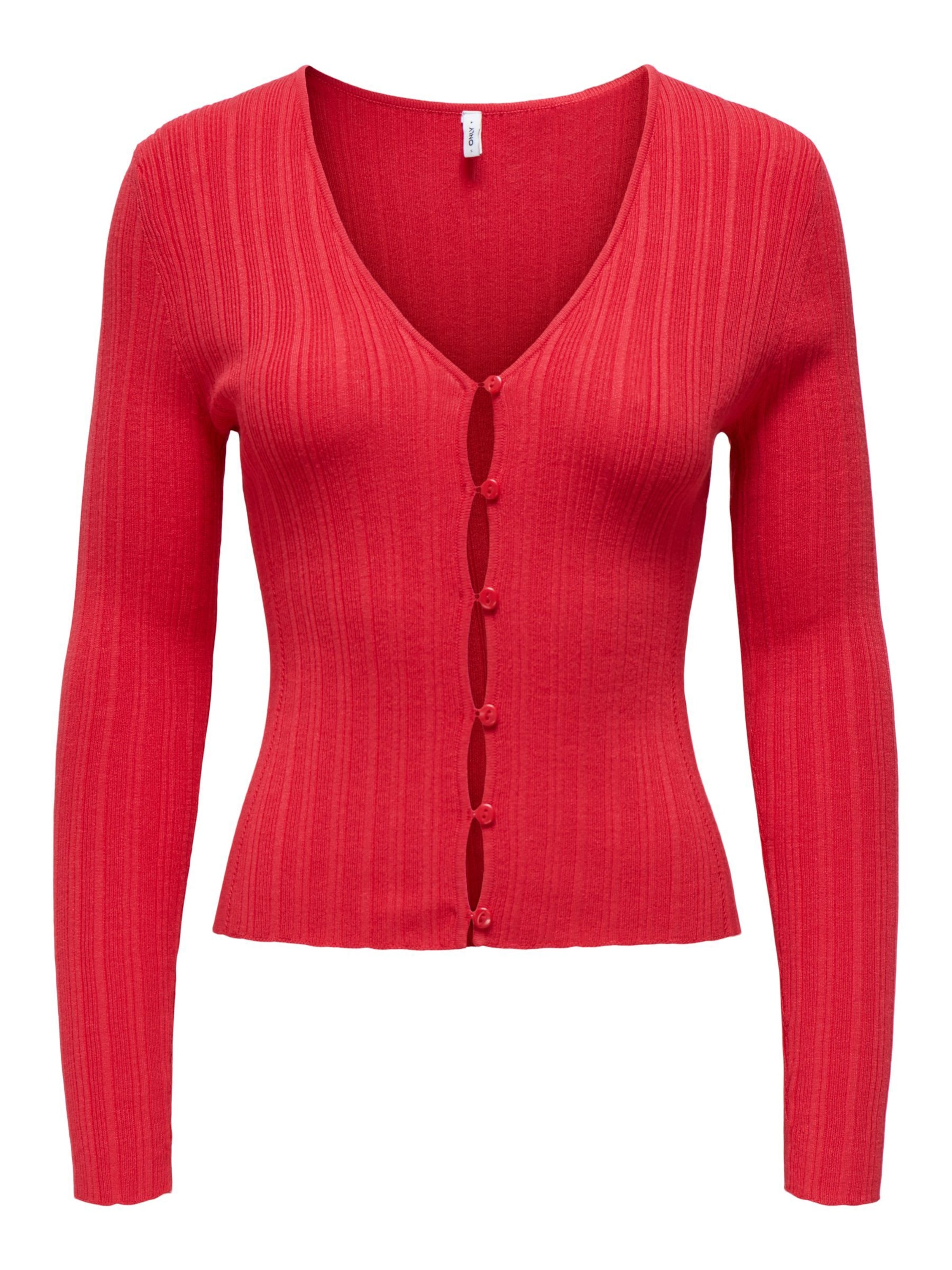 ONLY Cardigan 'BREE' en S en rouge, Vue avec produit