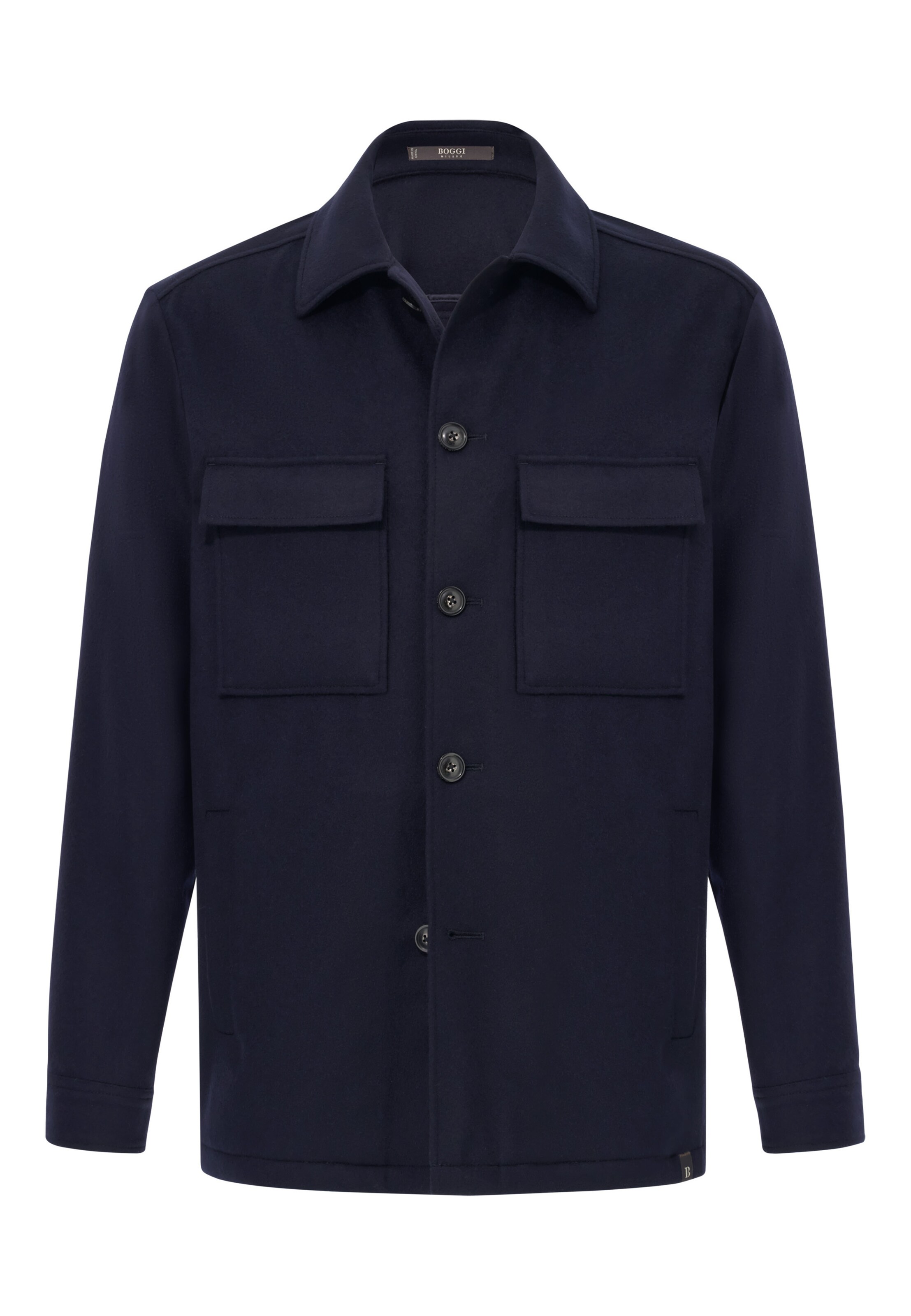 Boggi Milano Tussenjas in Blauw: voorkant